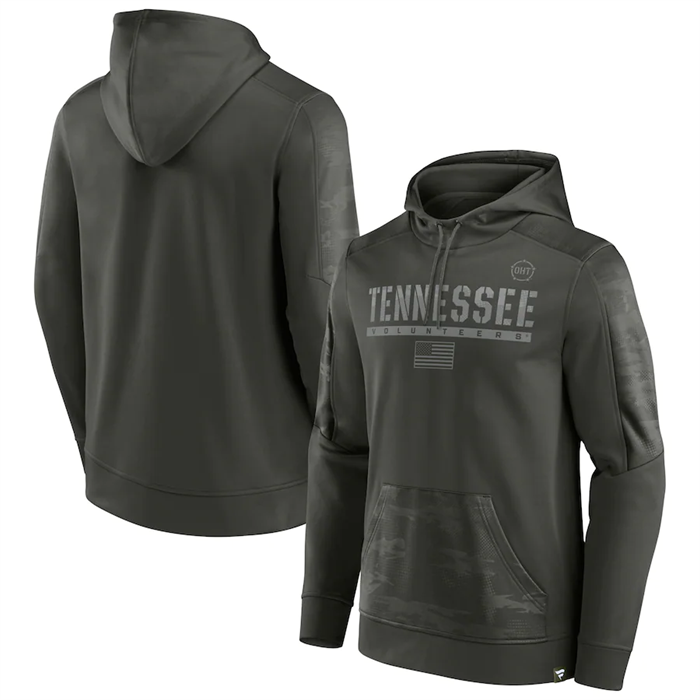 Men's Tennessee Vols Olive OHT Military Appreciation Guardian Pullover Hoodie